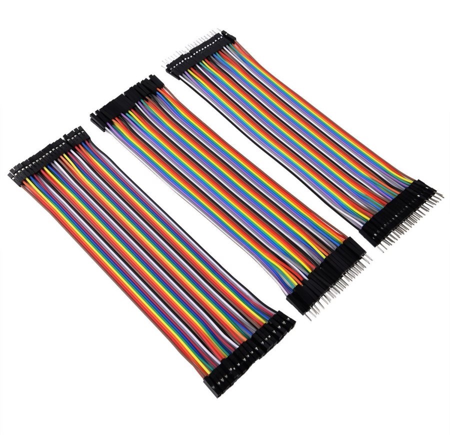  Multi color Jumper Wire combo 80 Each Wire (Male to Male, Male to Female, Female to Female)